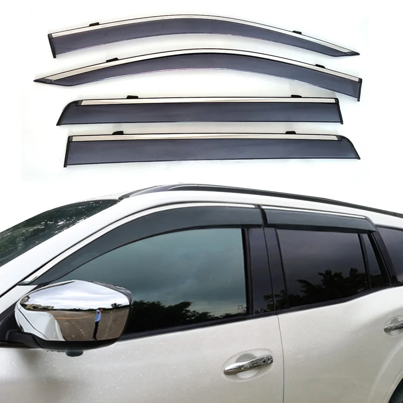 for nissan paladin/terra 2023 2024 door window visor rain guards weather shield vent deflectors for nissan paladin/terra 2023 2024 door window visor rain guards weather shield vent deflectors