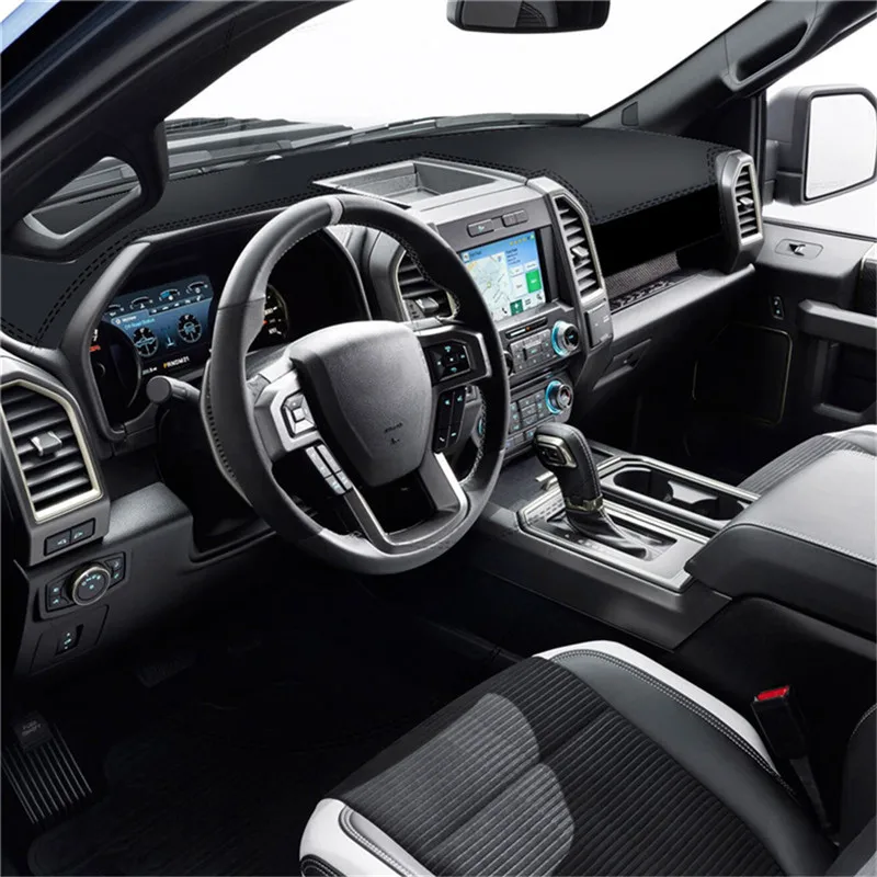 for ford f 150 f150 lobo raptor 2017 19 car dashboard cover dash mats sun shade pad instrument panel carpet protector accessorie for ford f 150 f150 lobo raptor 2017 19 car dashboard cover dash mats sun shade pad instrument panel carpet protector accessorie