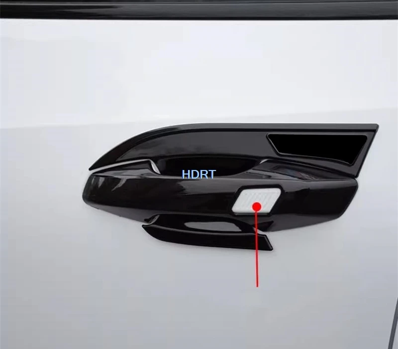 car styling door handle cover gate bowl trim frame exterior sticker for geely starray/atlas pro/boyue l fx11 2023 + car styling door handle cover gate bowl trim frame exterior sticker for geely starray/atlas pro/boyue l fx11 2023 +
