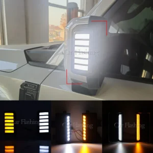 for toyota land cruiser prado 250 lc250 2024 2025 dynamic turn signal light led side mirror sequential indicator blinker lamp
