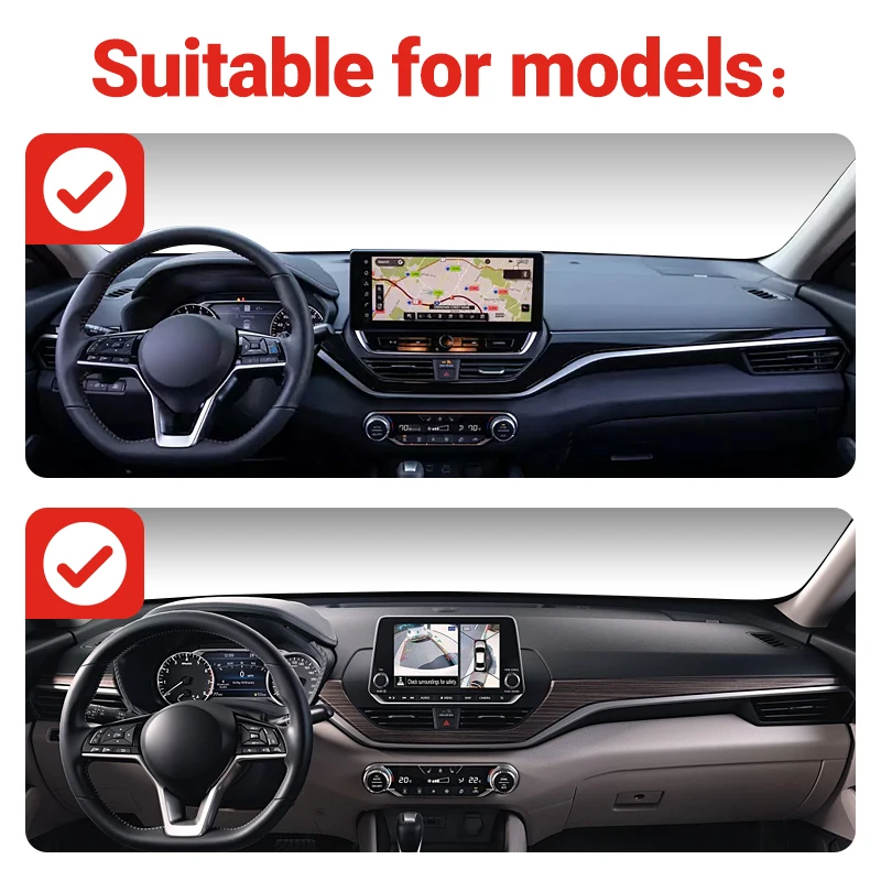 for nissan altima l34 2019 2020 2021 2022 2023 car dashboard cover sun shade mats avoid light pads instrument panel carpets for nissan altima l34 2019 2020 2021 2022 2023 car dashboard cover sun shade mats avoid light pads instrument panel carpets