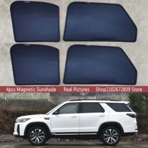 magnetic car sunshade shield front windshield frame curtain sun shades for changan cs95 2019 2020 2021 2022 2023 accessories