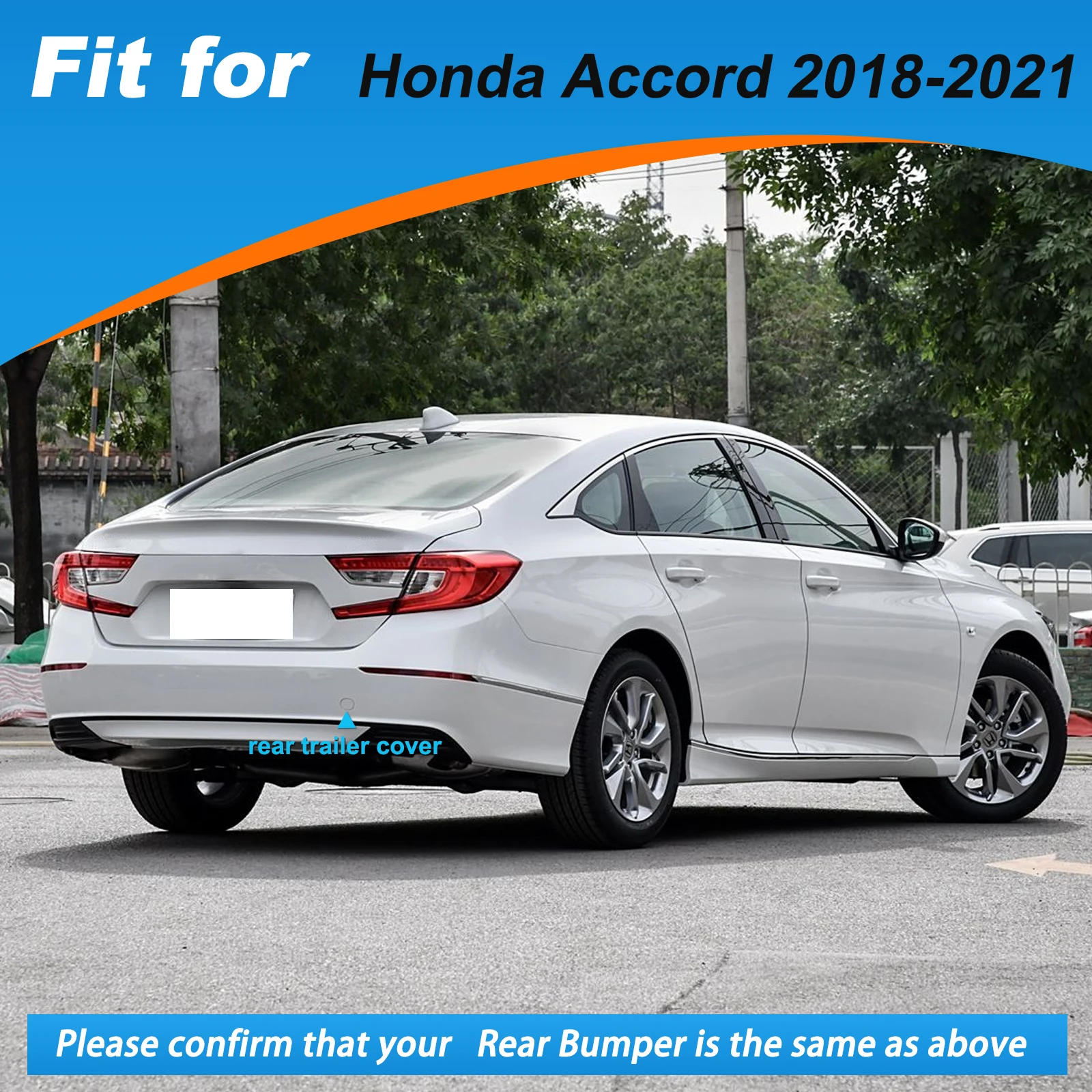 rear bumper tow hook cover cap towing eye fit for honda accord 2018 2019 2020 2021 rear bumper tow hook cover cap towing eye fit for honda accord 2018 2019 2020 2021