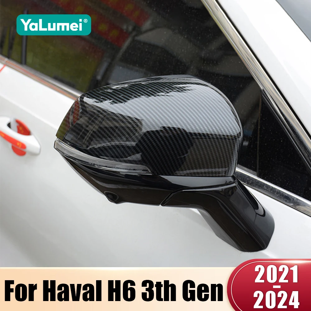 for haval h6 3rd gen 2021 2022 2023 2024 gt phev abs car rearview mirror side trim cover decoration shell accessories for haval h6 3rd gen 2021 2022 2023 2024 gt phev abs car rearview mirror side trim cover decoration shell accessories