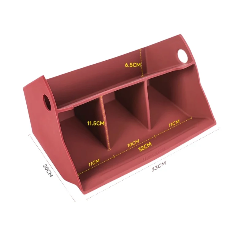 car co pilot storage box fit for jetour traveler t2 modified auto co pilot silicone storage box with partition interior parts car co pilot storage box fit for jetour traveler t2 modified auto co pilot silicone storage box with partition interior parts
