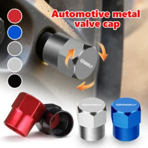 for geely 4pcs car tire valve protection caps auto wheel valve stem covers tugella gc9 x7 gx3 ck gc6 lc ec8 ck2 ck3 geometry