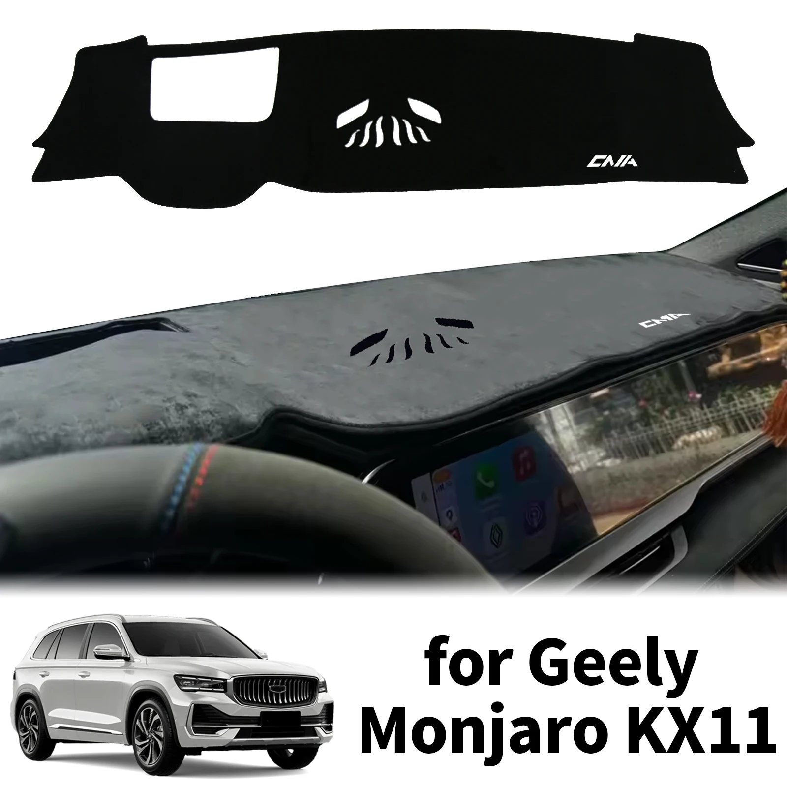 fit for geely monjaro kx11 dashmat dashboard cover pad protective carpet car accessories dashmat sunshade fit for geely monjaro kx11 dashmat dashboard cover pad protective carpet car accessories dashmat sunshade