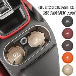 car silicone coaster water cup mat console drink pad accessories for lexus ux250h rx450h ct200h rx400h nx300h rx350 rx300 gx470