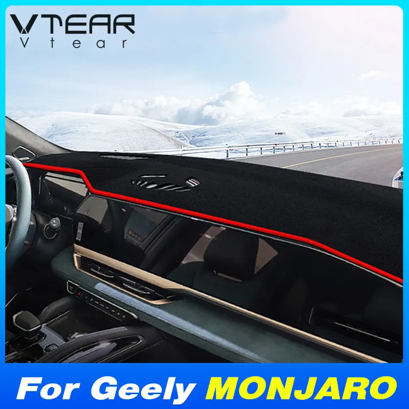 vtear dashboard mat car interior styling non slip pad decoration sun shade rug accessories for geely monjaro kx11 manjaro 2024 vtear dashboard mat car interior styling non slip pad decoration sun shade rug accessories for geely monjaro kx11 manjaro 2024