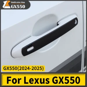 for lexus gx550 gx550h 2024 2025 exterior door handles decoration chrome sequins,gx 550 upgraded accessories modification tuning