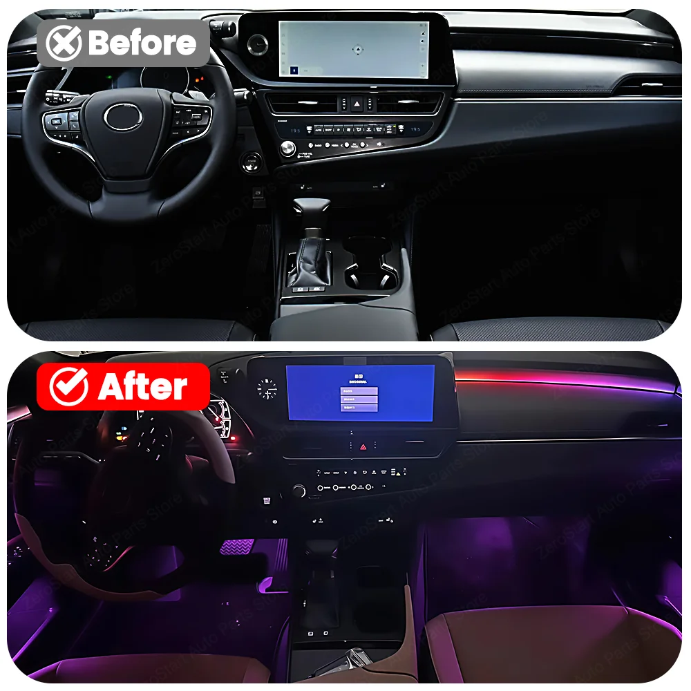 for lexus es 300 200 260 dynamic light guide bar door panel light 2018 2023 automotive led 64 color car ambient light suitable for lexus es 300 200 260 dynamic light guide bar door panel light 2018 2023 automotive led 64 color car ambient light suitable