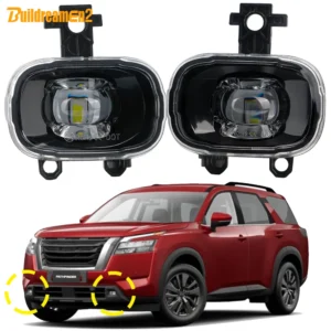 2 x led fog light 30w 8000lm car canbus fog lamp accessories for nissan pathfinder r53 2021 2022 2023 2024 2025