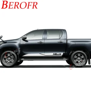 car styling door side skirts stripes stickers graphics decor decals for toyota pickup hilux sr5 an120 an130 2015 2022
