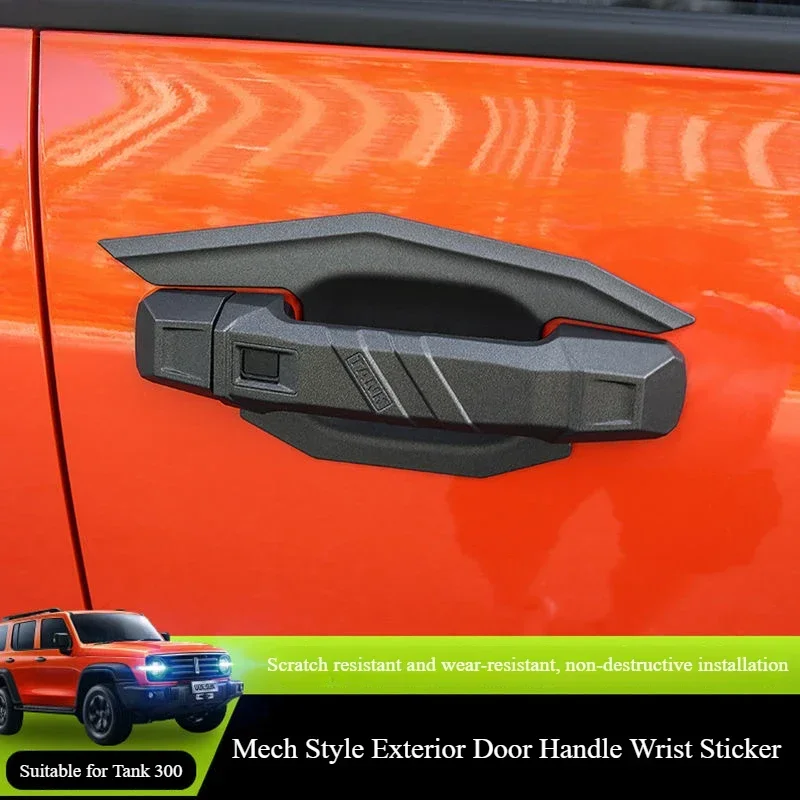 fit for great wall tank 300 exterior door handle wrist sticker special modification anti scratch protection decal for car fit for great wall tank 300 exterior door handle wrist sticker special modification anti scratch protection decal for car
