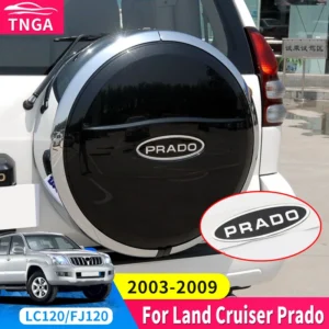 for toyota land cruiser prado 120 2003 2009 spare tire letter sticker lc120 fj120 exterior decoration modification accessories