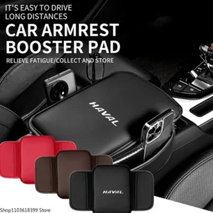 leather car armrest box pad center console arm rest protector storage pocket for haval f7x h6 2023 jolion joico jollein f7 h6