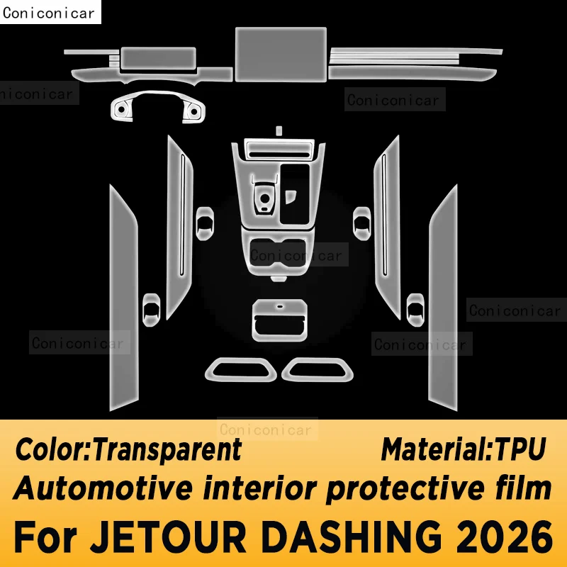 for jetour dashing 2026 panel dashboard navigation automotive interior protective film tpu anti scratch sticker for jetour dashing 2026 panel dashboard navigation automotive interior protective film tpu anti scratch sticker