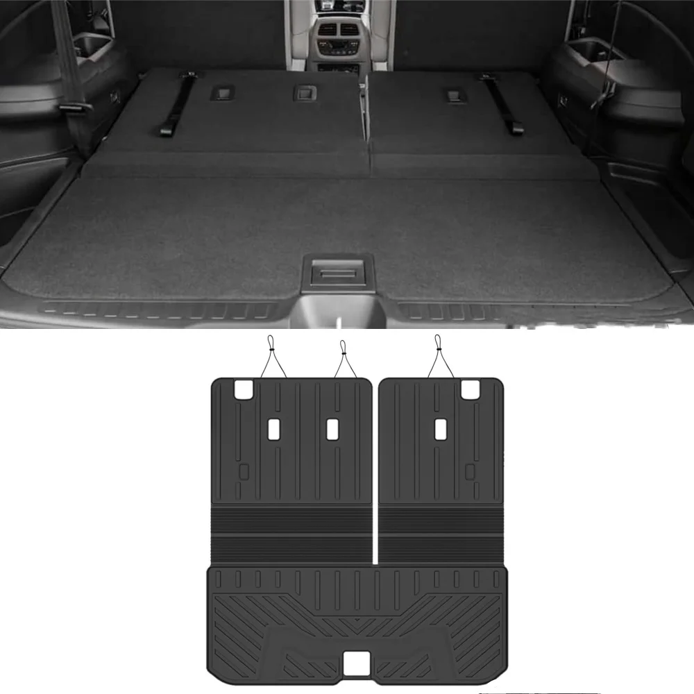 floor mats for honda pilot 2016 2022 all weather protection cargo liner with backrest mat behind 3rd row back seat floor mats for honda pilot 2016 2022 all weather protection cargo liner with backrest mat behind 3rd row back seat