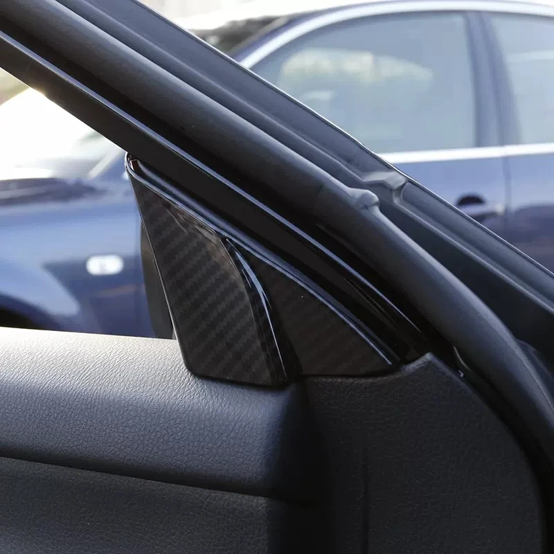 for toyota camry 70 xv70 2018 2023 abs plastic carbon fiber car front door window inner triangle a colum cover stickers trim for toyota camry 70 xv70 2018 2023 abs plastic carbon fiber car front door window inner triangle a colum cover stickers trim