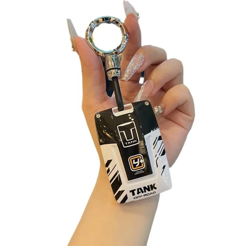 car abs & silicone key case cover buckle chain for great wall gwm wey tank 300 500 tank300 fob smart key protective car abs & silicone key case cover buckle chain for great wall gwm wey tank 300 500 tank300 fob smart key protective