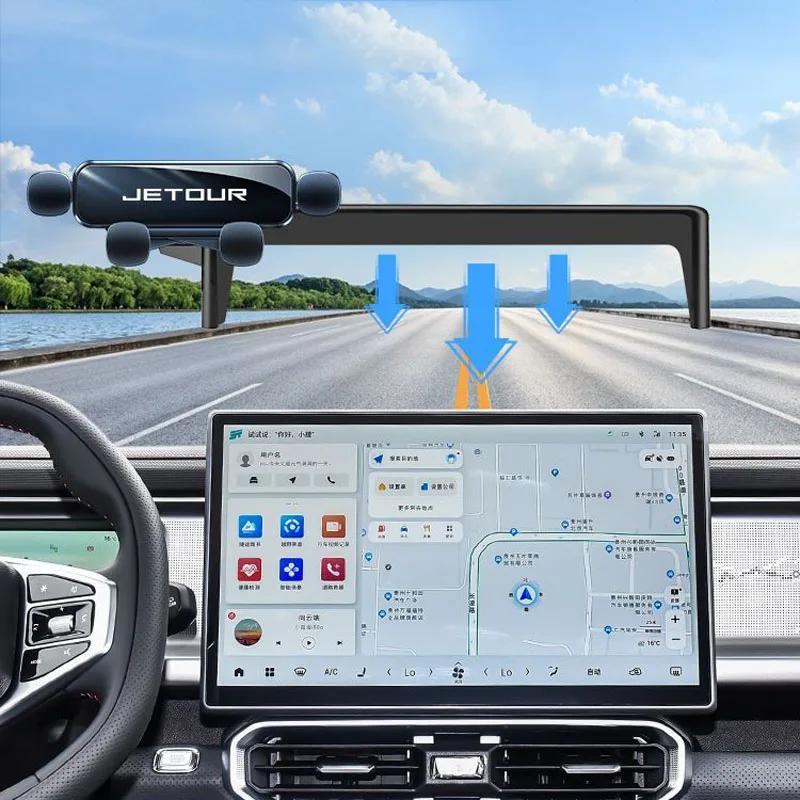 for chery jetour traveller t2 mobile phone holder display screen navigation mobile phone holder modification car accessories for chery jetour traveller t2 mobile phone holder display screen navigation mobile phone holder modification car accessories