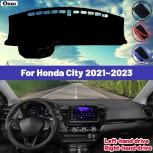 high quality for honda city 2021 2022 2023 car dashboard cover mat sun shade avoid light pad carpets anti uv accessories