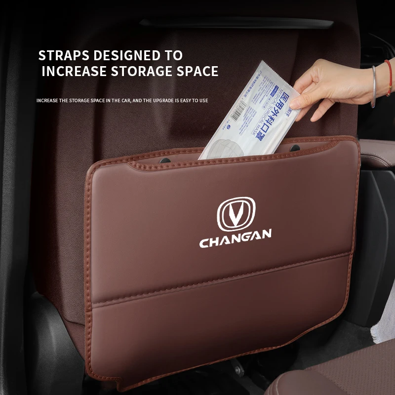 for changan cs35 plus cs85 cs55 aslvin cs75 cs95 cs70 car seat backrest protection anti kick pad seat back organizer storage bag for changan cs35 plus cs85 cs55 aslvin cs75 cs95 cs70 car seat backrest protection anti kick pad seat back organizer storage bag