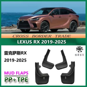 for lexus rx450h rx350 2019 2025 mud flaps oe style splash guards set of 4 for hybrid luxury suv perfect fit