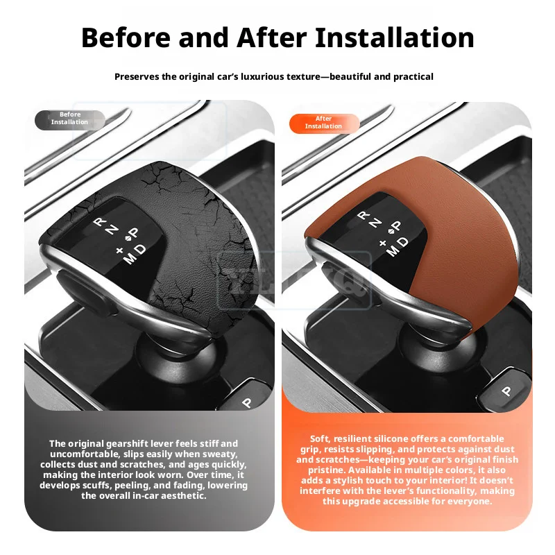 for jetour x70 x90 central console gear lever protective cover, gear knob leather decorative shell, for jetour x70 x90 central console gear lever protective cover, gear knob leather decorative shell,
