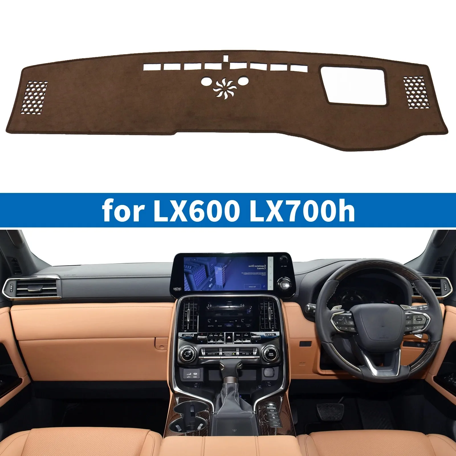 for lexus lx600 lx700h 2022 2023 2024 2025 lx 600 lx 700h protective carpet dash pad accessories dashmat car dashboard mat for lexus lx600 lx700h 2022 2023 2024 2025 lx 600 lx 700h protective carpet dash pad accessories dashmat car dashboard mat