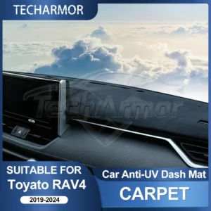 car dashboard cover pad for toyota rav4 2019 2024 sunshade protector anti uv dash mats sun shade non slip pads auto accessories