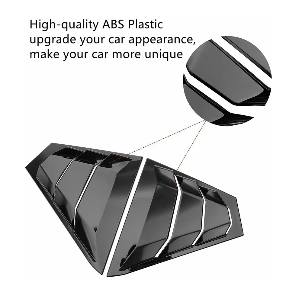 for nissan altima 2019 2022 rear outer side window louvers cover decorative window air vent cover spoiler trim gloss black for nissan altima 2019 2022 rear outer side window louvers cover decorative window air vent cover spoiler trim gloss black
