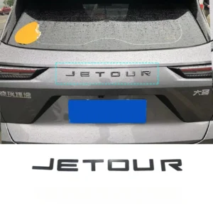 car jetour traveler t2 dashing x70 plus x90 pro stainless steel black letter car emblems decorative sticker logo