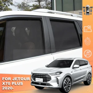 for jetour x70 plus 2021 2022 2023 2024 magnetic car sunshade front windshield curtain rear side baby window sun shade visor