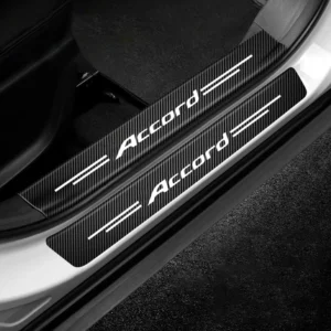 4pcs car door sill protector trunk guard bumper stickers decals for honda accord 7th 8th 9th 10th 2003 2007 2010 2014 2022 2021