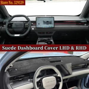 car suede leather dashmat dashboard cover pad dash mat auto accessories for chery jetour dashing 2023 2024 2025 2026