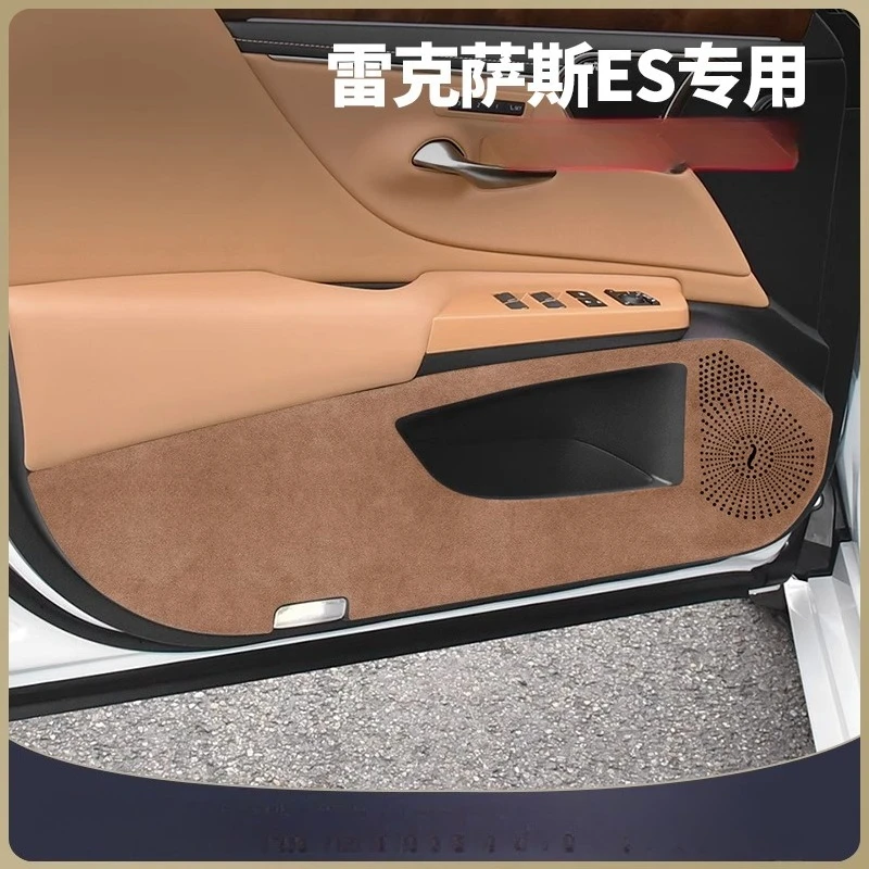 for lexus es200 es300h 2018 2025 alcantara suede door kick panel protector | custom fit anti scratch interior door cover for lexus es200 es300h 2018 2025 alcantara suede door kick panel protector | custom fit anti scratch interior door cover