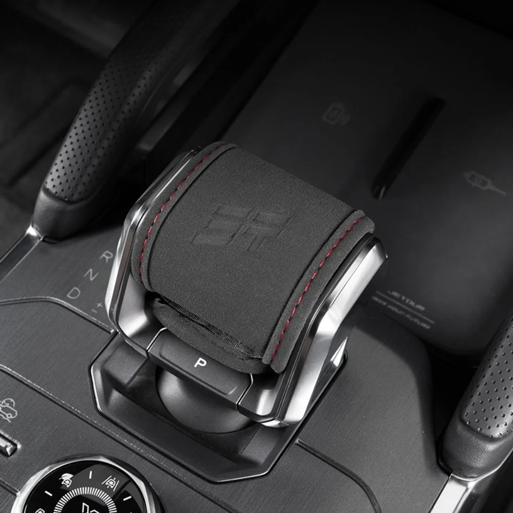 for chery jetour traveller 2023 2026 jetour t2 faux leather gear shift knob decorator cover auto interior styling for chery jetour traveller 2023 2026 jetour t2 faux leather gear shift knob decorator cover auto interior styling
