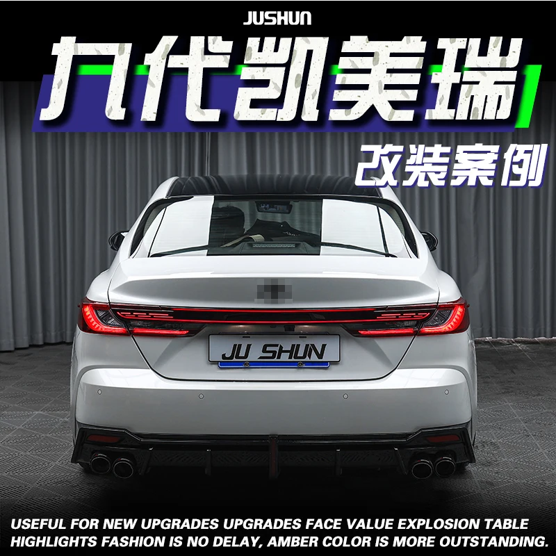 led through tail light for toyota camry 9th gen 2024 2025 rear trunk lights led drl sequential turn signal back bumper lights led through tail light for toyota camry 9th gen 2024 2025 rear trunk lights led drl sequential turn signal back bumper lights