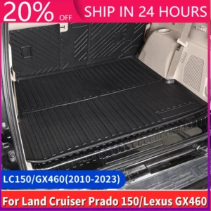 new for toyota land cruiser prado lc150 150 2010 2023 lexus gx460 460 gx trunk mat interior accessories tpe seat back pad dust p