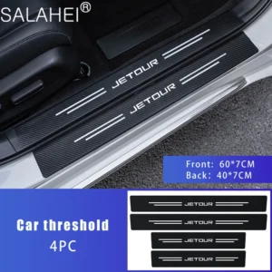car trunk bumper strips threshold strips sticker anti scratch tape for chery jetour x70plus x70m x90plus x95pro dashing x 1 plus