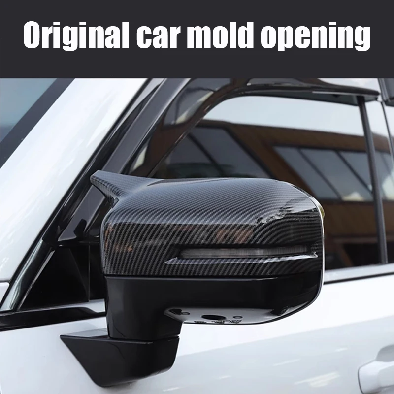 for haval dargo 2022 2023 2024 2025 bull horn rearview mirror protective cover abs material exterior modification part for haval dargo 2022 2023 2024 2025 bull horn rearview mirror protective cover abs material exterior modification part