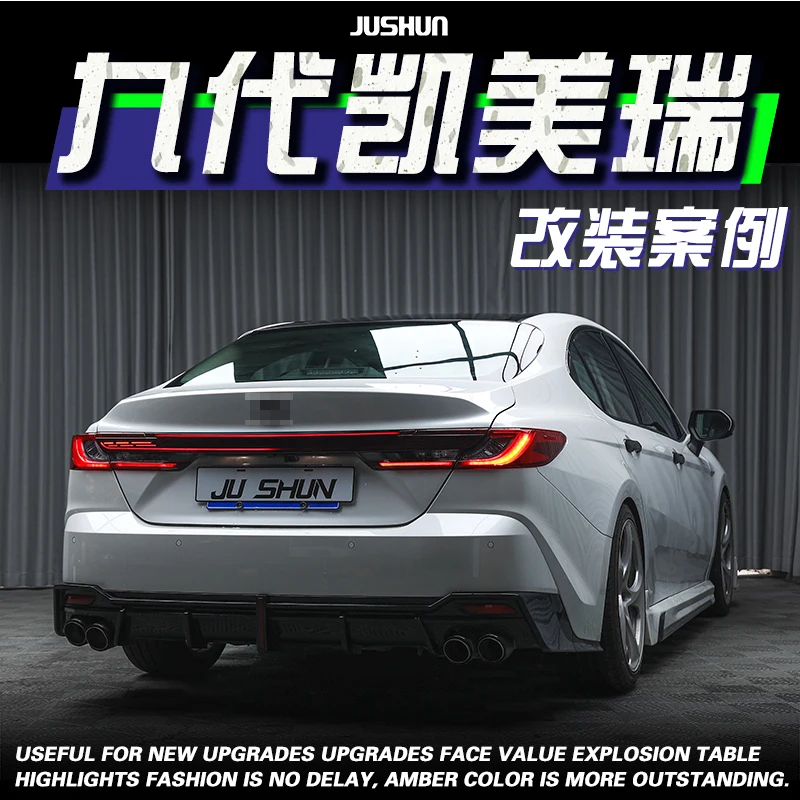 led through tail light for toyota camry 9th gen 2024 2025 rear trunk lights led drl sequential turn signal back bumper lights led through tail light for toyota camry 9th gen 2024 2025 rear trunk lights led drl sequential turn signal back bumper lights