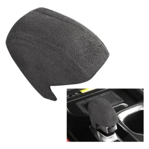 black suede gear shift knob trim cover fit for lexus rx350 500h 2023 2024 new high quality