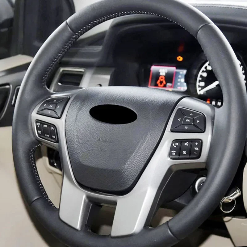 for ford everest explorer endeavour ranger 2015 2020 abs steering wheel decoration sequin interior car for ford everest explorer endeavour ranger 2015 2020 abs steering wheel decoration sequin interior car