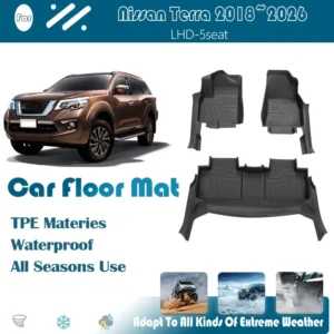 car floor mat for nissan terra x terra fengdu paladin wd23 2018~2026 5seat left hand driver anti dirty foot pad auto acesssories
