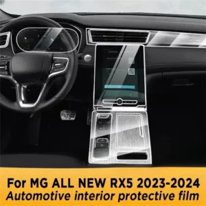 tpu car door center console media dashboard navigation anti scratch protector film car accessories for mg all new rx5 2023 2024