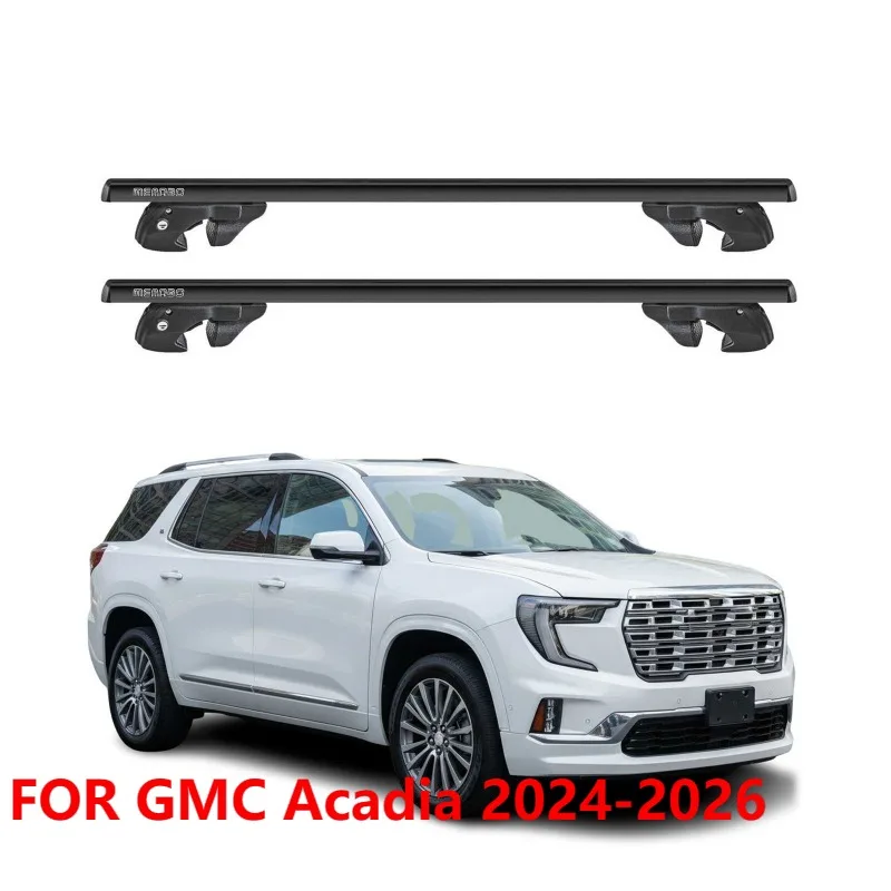 for gmc acadia 2024 2026 roof rack cross bars black 2 piece luggage carrier for gmc acadia 2024 2026 roof rack cross bars black 2 piece luggage carrier