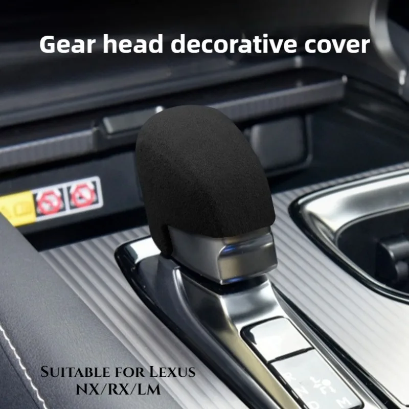 for 2023 lexus rx350h nx lm alcantara gear shift cover car interior modification luxury suede shift knob cover auto accessories for 2023 lexus rx350h nx lm alcantara gear shift cover car interior modification luxury suede shift knob cover auto accessories