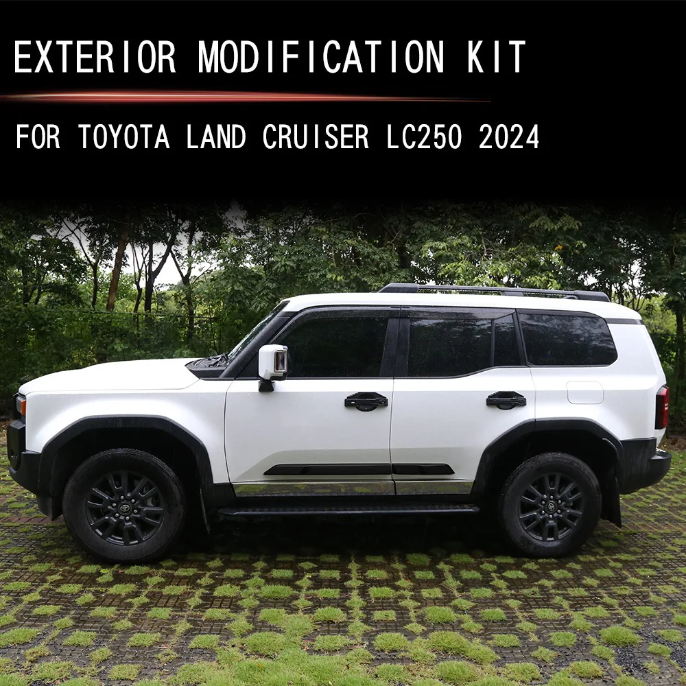 full exterior body kit for 2024 toyota land cruiser prado lc250, complete universal styling set fit both lhd & rhd models full exterior body kit for 2024 toyota land cruiser prado lc250, complete universal styling set fit both lhd & rhd models